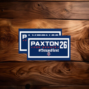 Ken Paxton 2026 Sticker - Texas First Senate Bumper Decal