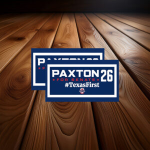 Ken Paxton 2026 Sticker - Texas First Senate Bumper Decal