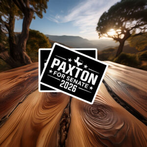 Ken Paxton For Senate Texas 2026 Sticker - Patriotic Political Vinyl Decal