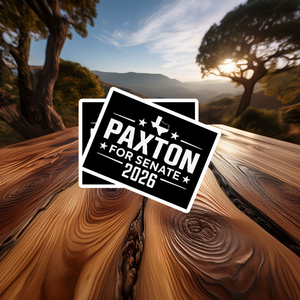 Ken Paxton For Senate Texas 2026 Sticker - Patriotic Political Vinyl Decal