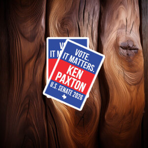 Ken Paxton For Texas Senate 2026 Sticker