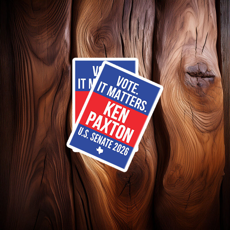 Ken Paxton For Texas Senate 2026 Sticker