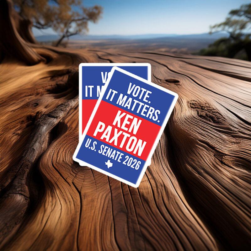 Ken Paxton For Texas Senate 2026 Sticker