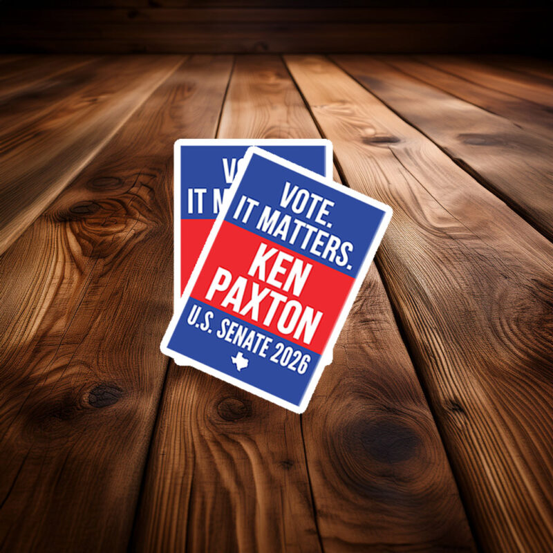 Ken Paxton For Texas Senate 2026 Sticker