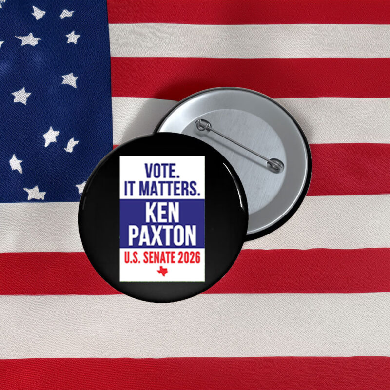 Ken Paxton For Texas Senate Button