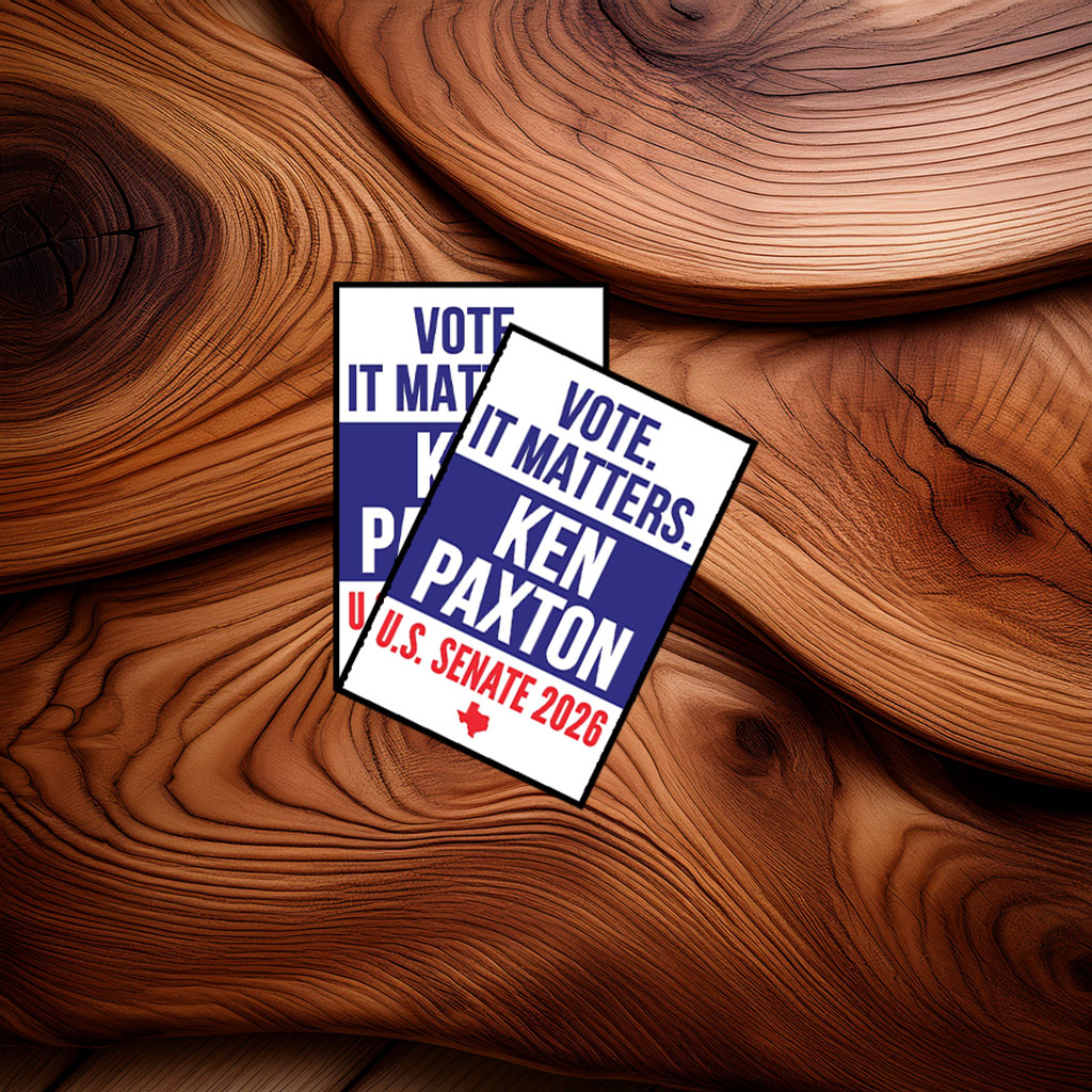 Ken Paxton For Texas Senate Sticker