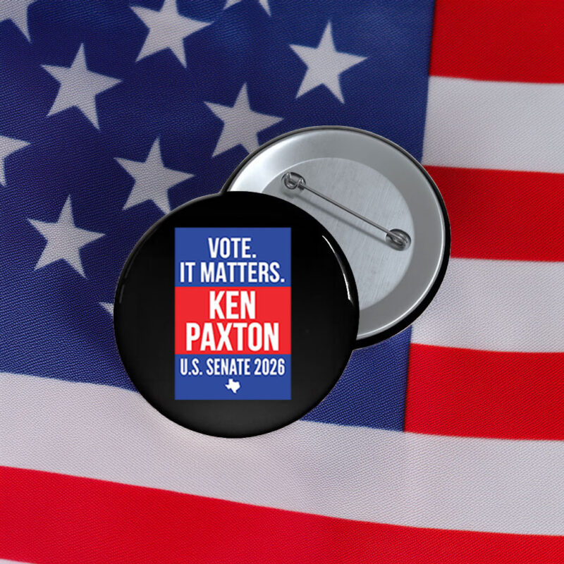 Ken Paxton For U.S. Senate 2026 Button