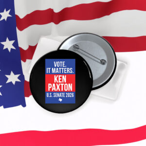 Ken Paxton For U.S. Senate 2026 Button
