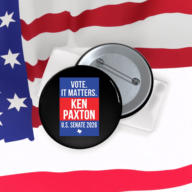 Ken Paxton For U.S. Senate 2026 Button
