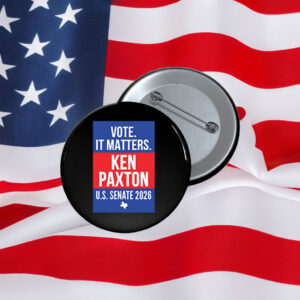 Ken Paxton For U.S. Senate 2026 Button
