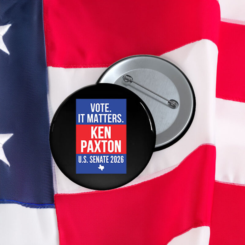 Ken Paxton For U.S. Senate 2026 Button