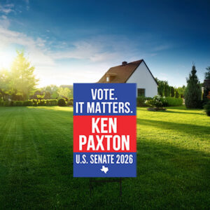 Ken Paxton For U.S. Senate 2026 Yard Sign
