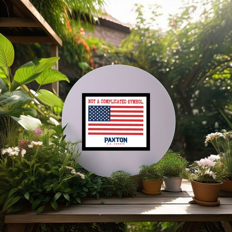 Ken Paxton Not A Complicated Symbol Sticker