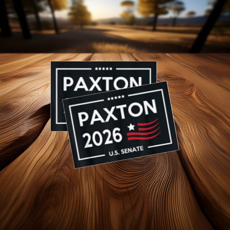 Ken Paxton U.S. Senate 2026 Campaign Sticker