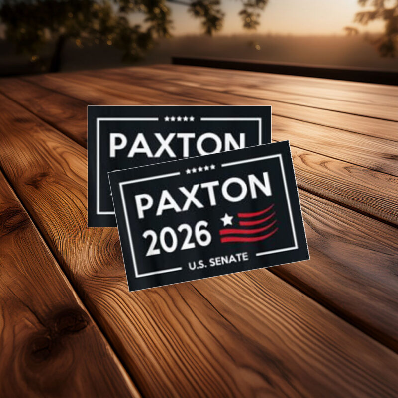 Ken Paxton U.S. Senate 2026 Campaign Sticker