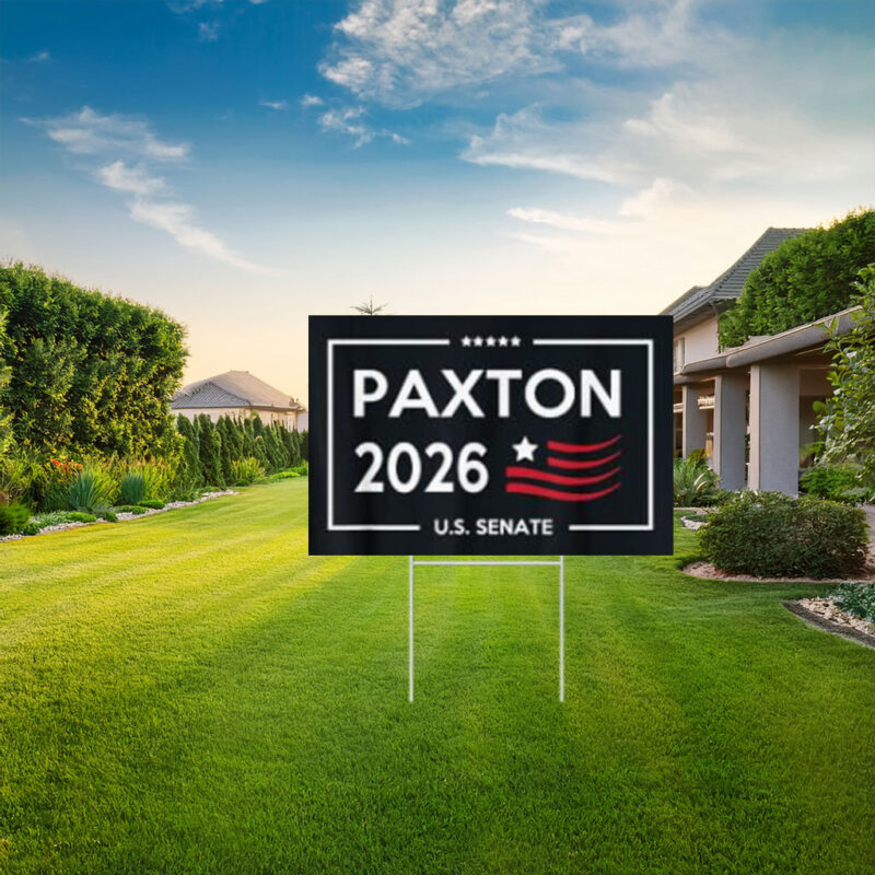 Ken Paxton U.S. Senate 2026 Campaign Yard Sign