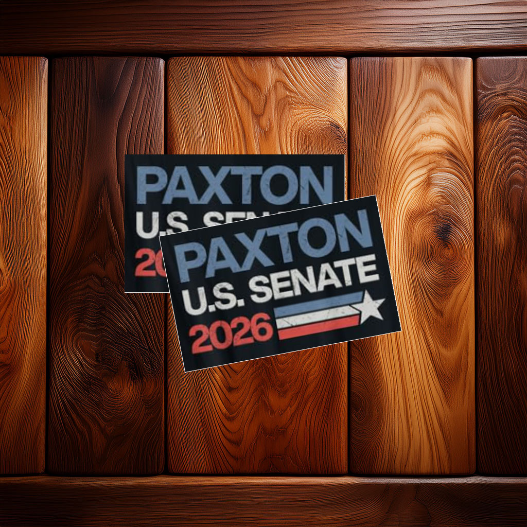 Ken Paxton U.S. Senate 2026 Patriotic Sticker