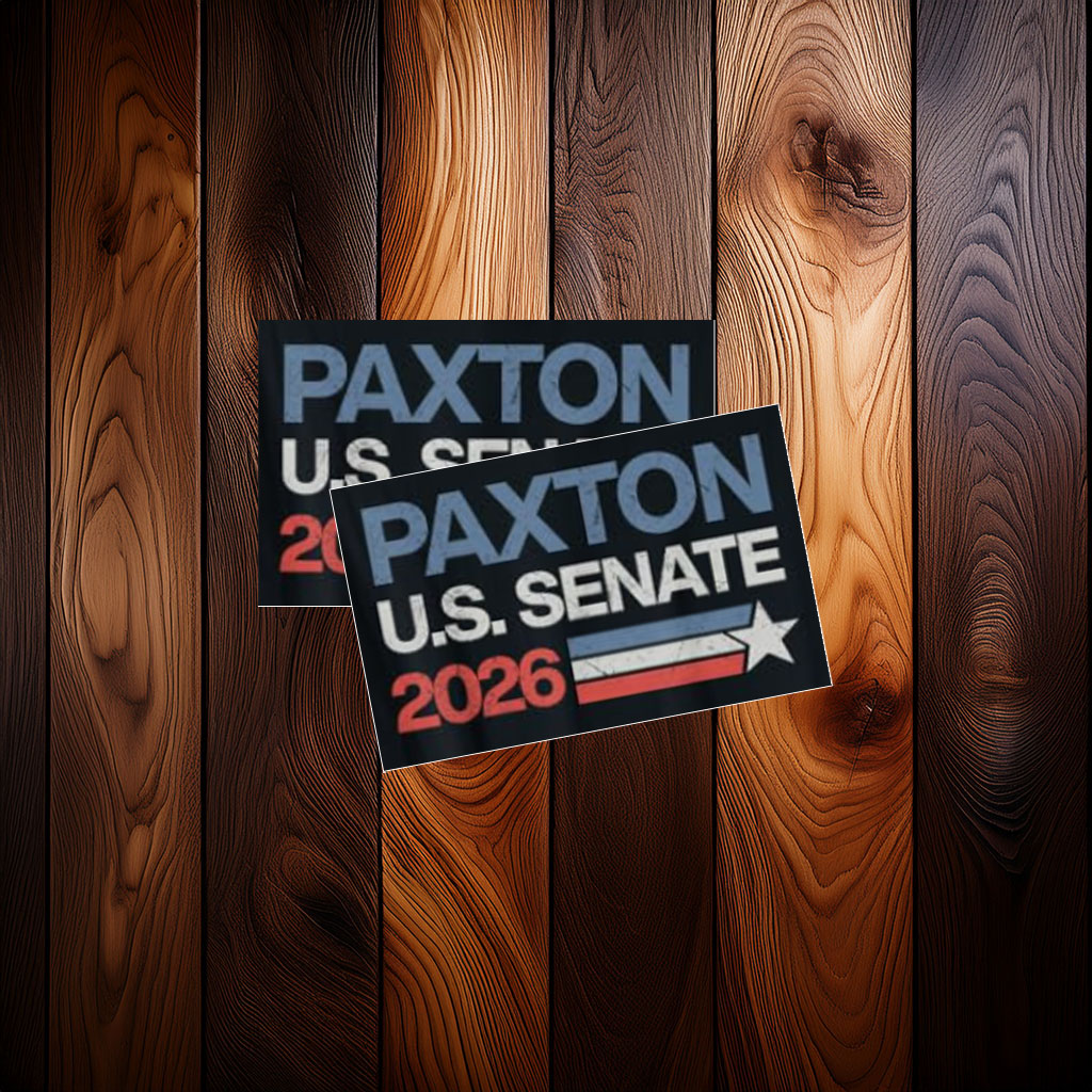 Ken Paxton U.S. Senate 2026 Patriotic Sticker