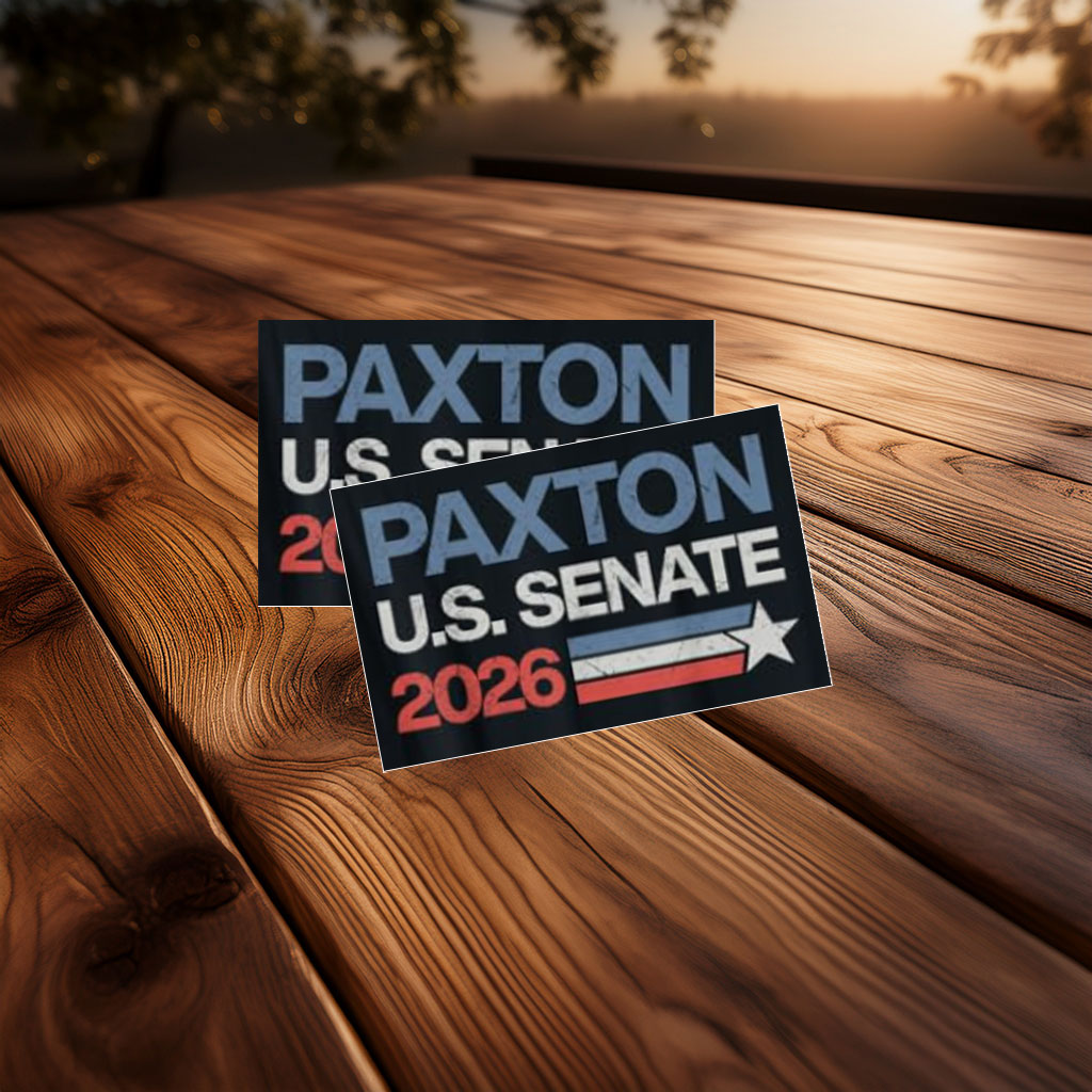 Ken Paxton U.S. Senate 2026 Patriotic Sticker