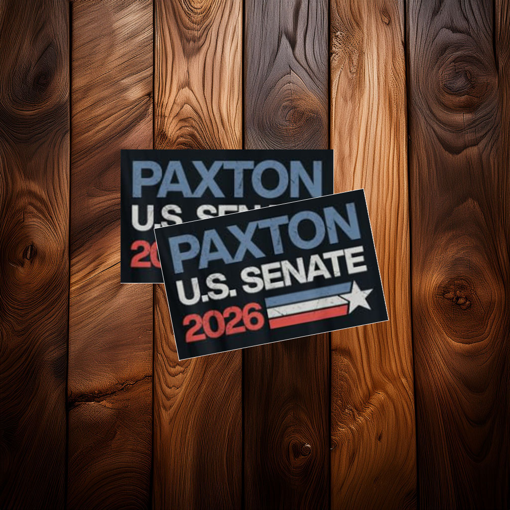 Ken Paxton U.S. Senate 2026 Patriotic Sticker