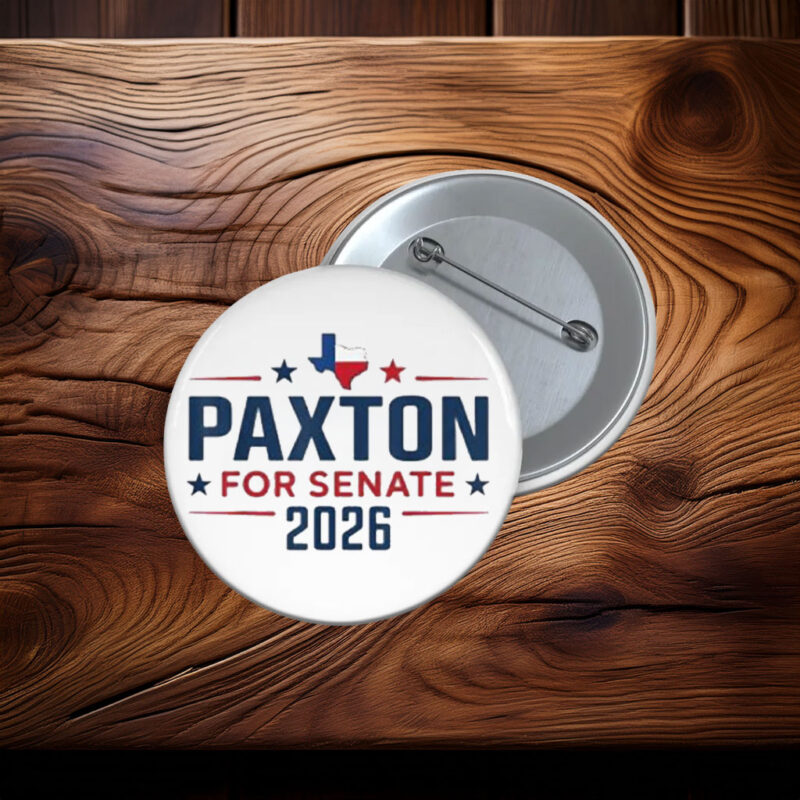 Ken Paxton for Senate 2026 Button
