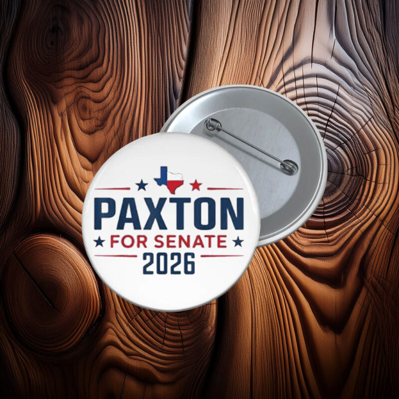 Ken Paxton for Senate 2026 Button