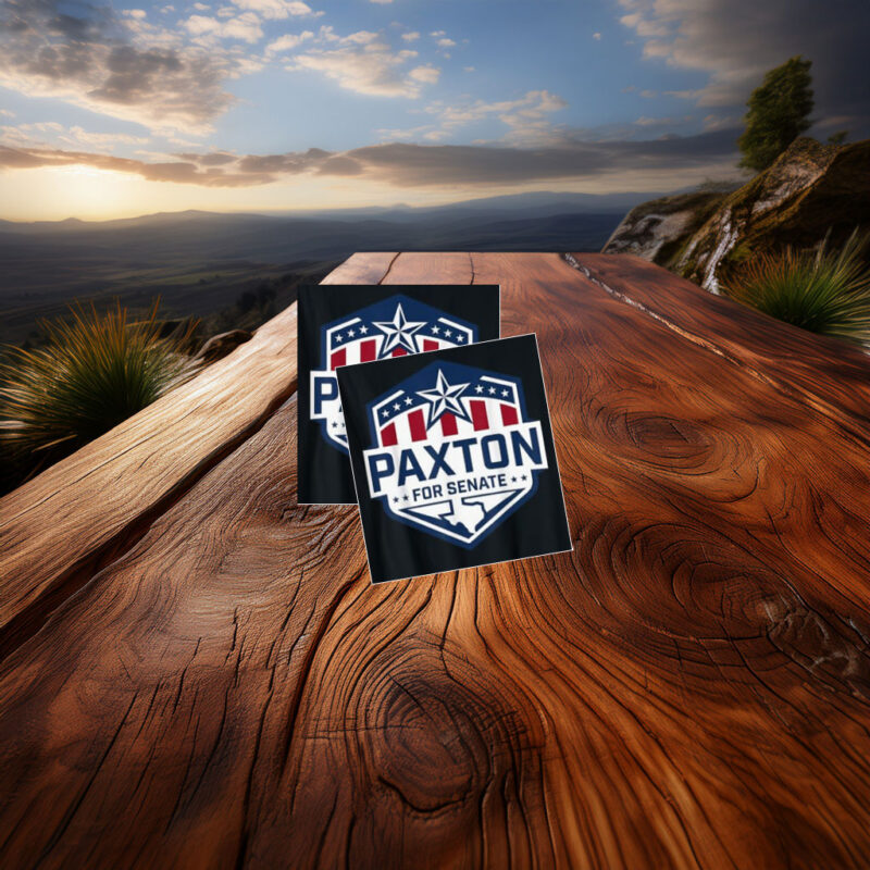 Ken Paxton for Senate Patriotic Shield Campaign Sticker