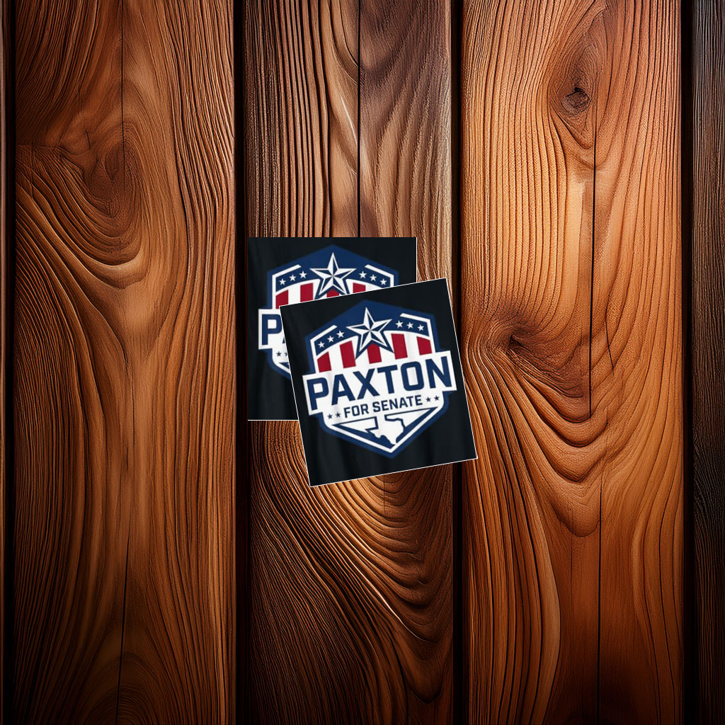 Ken Paxton for Senate Patriotic Shield Campaign Sticker