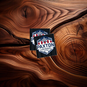 Ken Paxton for Senate Patriotic Shield Campaign Sticker