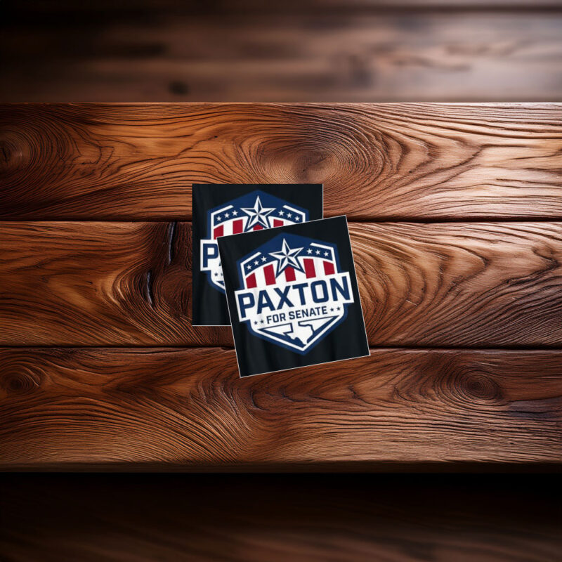 Ken Paxton for Senate Patriotic Shield Campaign Sticker