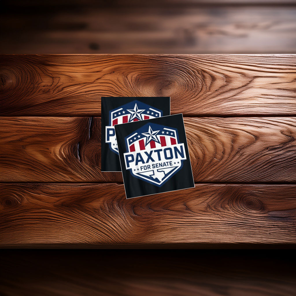 Ken Paxton for Senate Patriotic Shield Campaign Sticker