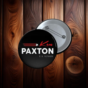 Ken Paxton for Texas 2026 Senate US Senator Campaign Flag Button