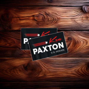 Ken Paxton for Texas 2026 Senate US Senator Campaign Flag Sticker