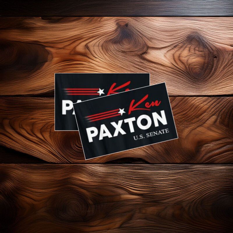 Ken Paxton for Texas 2026 Senate US Senator Campaign Flag Sticker