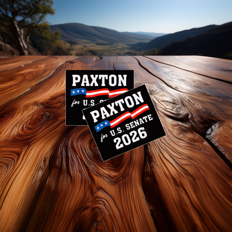Ken Paxton for Texas 2026 Senate US Senator Campaign Sticker