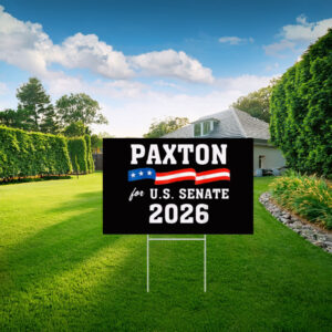 Ken Paxton for Texas 2026 Senate US Senator Campaign Yard Sign