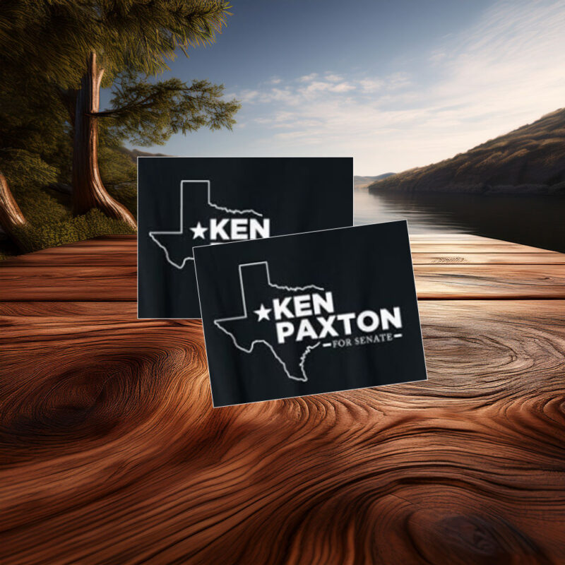 Ken Paxton for U.S. Senate Texas Outline Sticker