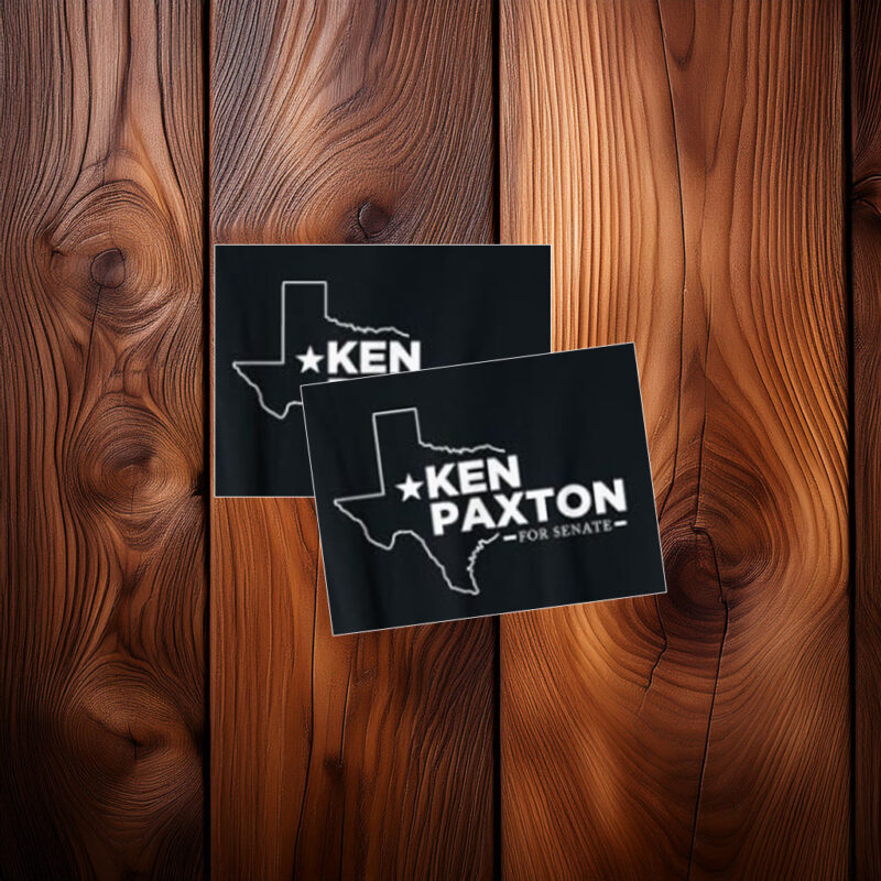 Ken Paxton for U.S. Senate Texas Outline Sticker