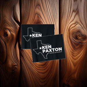 Ken Paxton for U.S. Senate Texas Outline Sticker