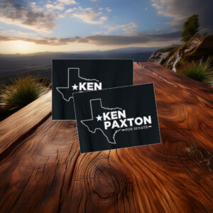 Ken Paxton for U.S. Senate Texas Outline Sticker