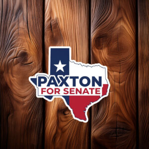 Lone Star Support for Ken Paxton Sticker – Texas Senate Campaign Decal