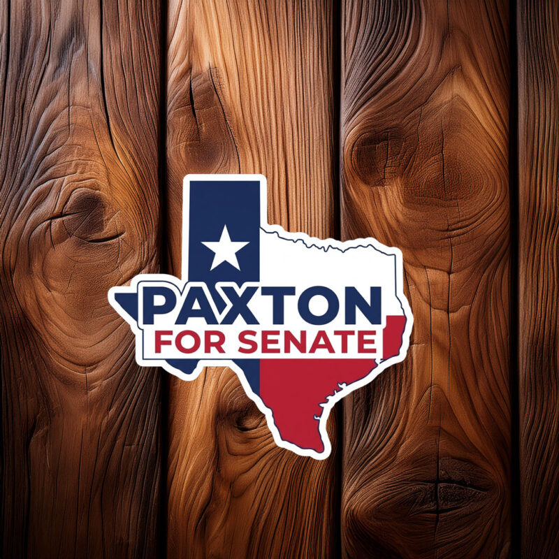 Lone Star Support for Ken Paxton Sticker – Texas Senate Campaign Decal