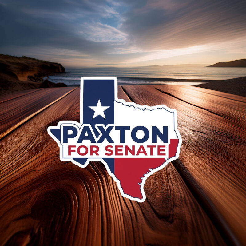 Lone Star Support for Ken Paxton Sticker – Texas Senate Campaign Decal