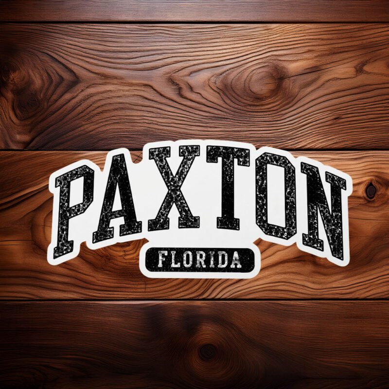 Paxton FL Campus Pride Sticker – Collegiate Hometown Decal