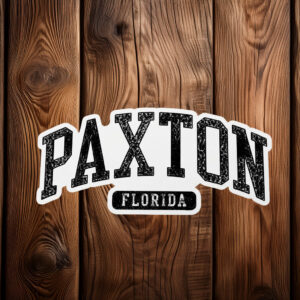 Paxton FL Campus Pride Sticker – Collegiate Hometown Decal