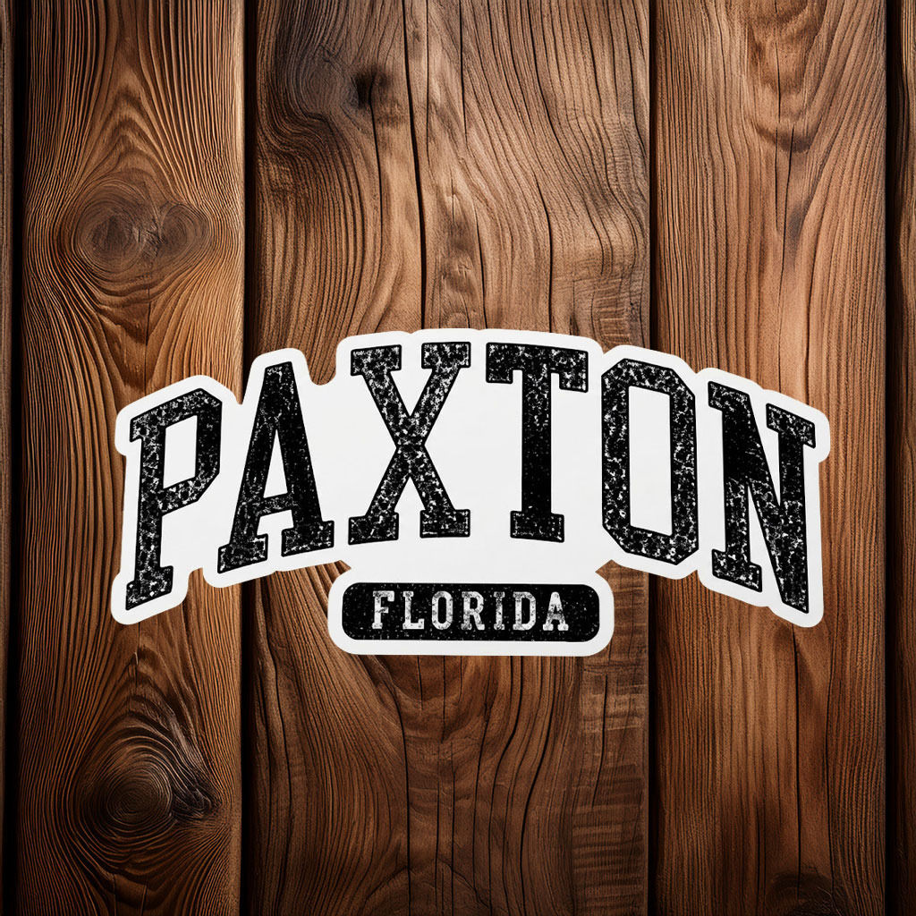 Paxton FL Campus Pride Sticker – Collegiate Hometown Decal