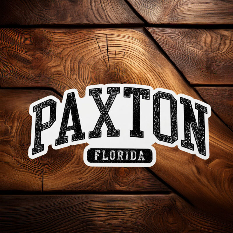 Paxton FL Campus Pride Sticker – Collegiate Hometown Decal