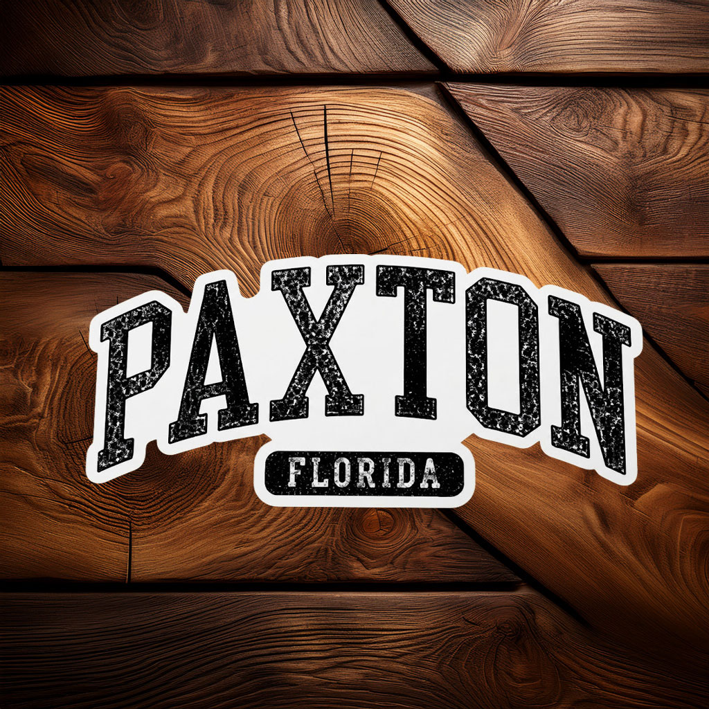 Paxton FL Campus Pride Sticker – Collegiate Hometown Decal