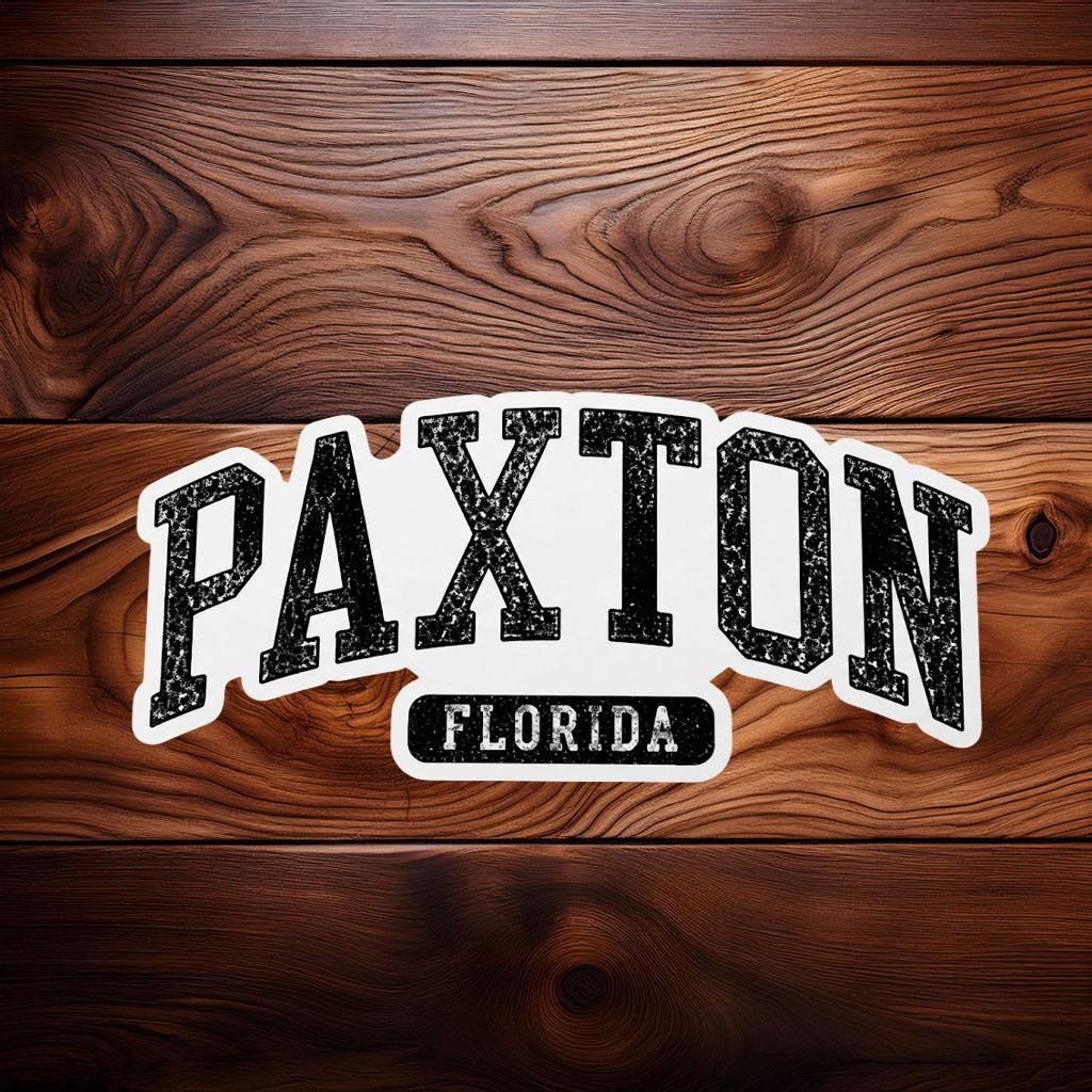 Paxton FL Campus Pride Sticker – Collegiate Hometown Decal