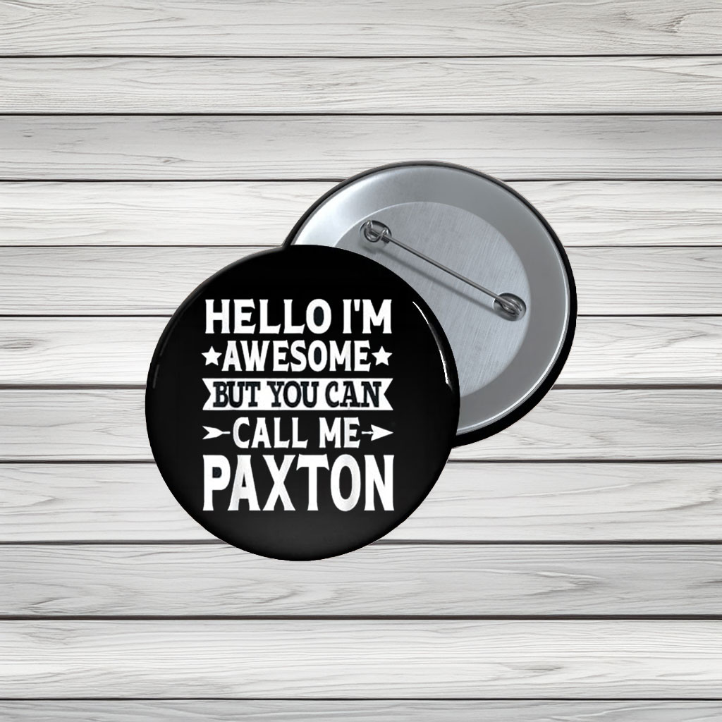 Paxton Family Team Pin Buttons – Proud Surname Pins